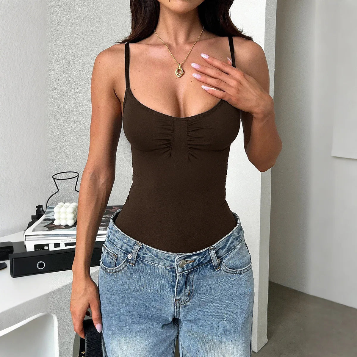 Slim Shoulder Bodysuit